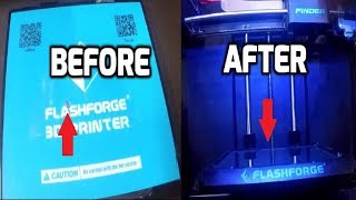 Free FlashForge Finder Build Plate Tray Option