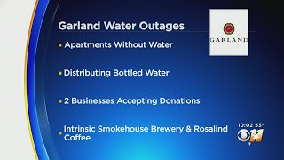 Garland Taking Bottled Water Donations For Residents Of 6 Apartment Complexes Still Without Running