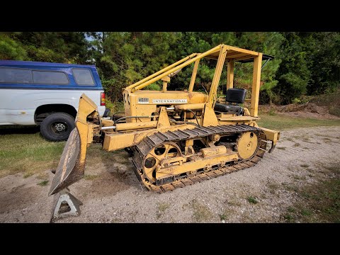 Fixing Hydraulics & Performing Oil Change On Bulldozer (International TD-340)