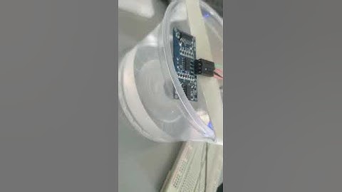 Sensor ultrasonico para medir el nivel del agua