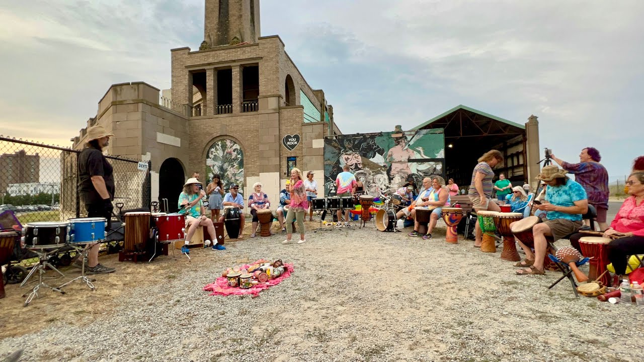 Drum & Dance Circle Ocean Grove, NJ 7272022 YouTube