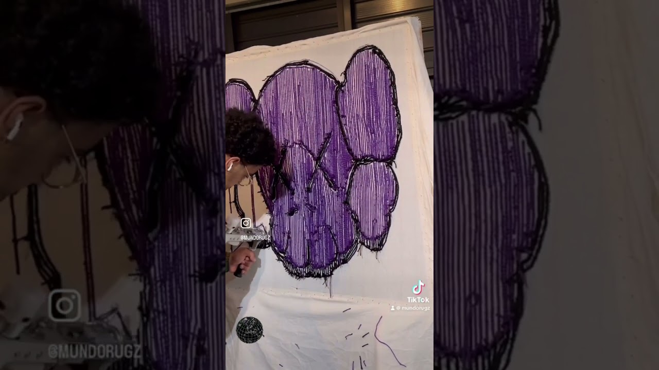 $10,000 Custom KAWS RUG.                         