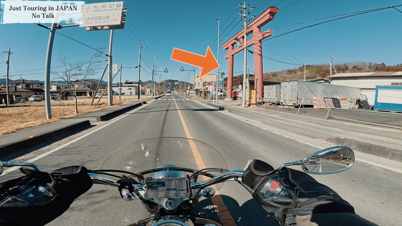 納車したてのドラックスター1100で小鹿神社へツーリング［ASMR / No Talk］