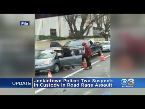 Two Suspects In Custody After Road Rage Incident In Jenkintown - YouTube