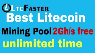Best Litecoin Mining Pool | Free 2 GH/s | Ltcfaster screenshot 5