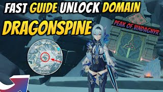 Cara Membuka Domain Dragonspine | Peak Of Vindagnyr Genshin Impact 1.6 Cara Membuka Domain Dragonspine | Peak Of Vindagnyr Genshin Impact 1.6
