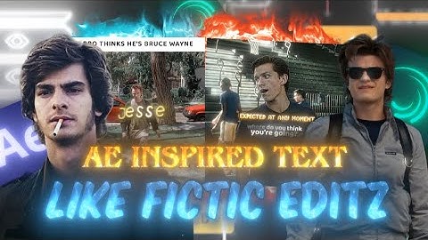 Ae Like Text Animation In Alight Motion Inspired ‎⁨Like @fictic_editz⁩ (+PRESET) 