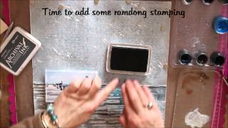 Mixed Media Layout tutorial - By The Sea