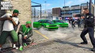 Franklin & Lamar Steals Back Hellcats From Police Station In Gta 5!!! (gta 5 Mods)