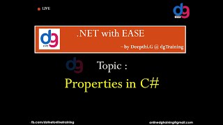 Properties In C# | Properties In C Sharp | .net Tutorial For Beginners | dgTraining Net Worth