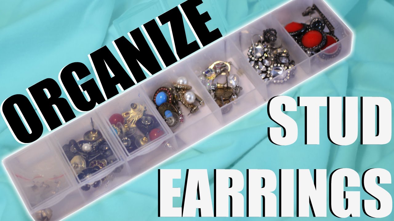 How To ORGANIZE STUD EARRINGS! YouTube