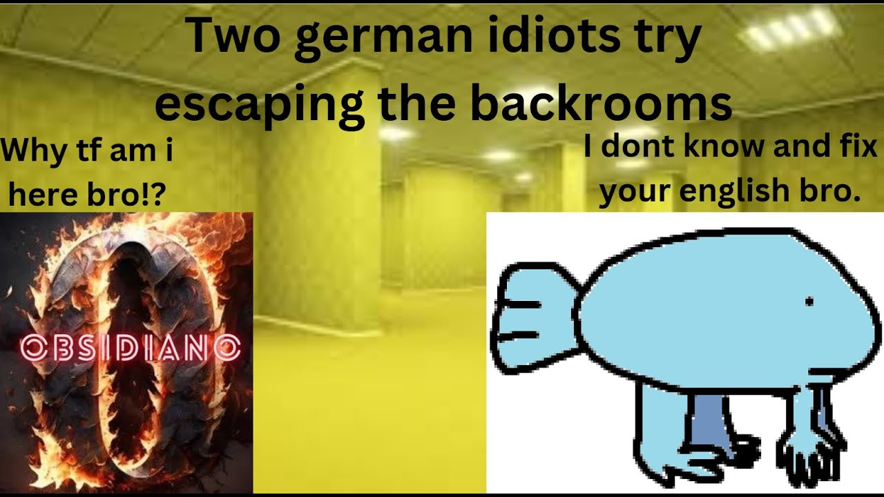 Two idiot germans try to escape the backrooms. Part 2