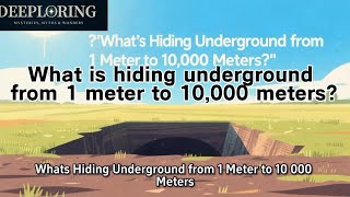 What’s Hiding Underground from 1 Meter to 10,000 Meters?
