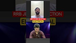 RRB JE 2025 Final Selection | 109 Marks Electrical #rrbje #rrb_je #rrbjeelectrical