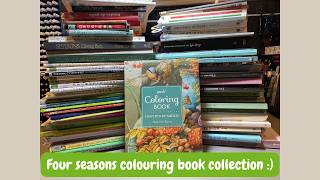 Four Seasons Colouring Book Collection Adult Colouring