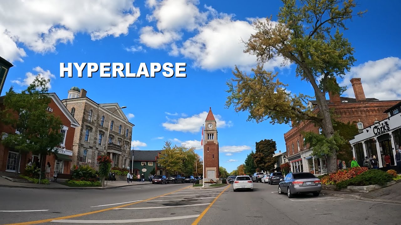 Driving Downtown Niagara Falls to Niagara-On-The-Lake Hyperlapse 2022 4K 🇨🇦