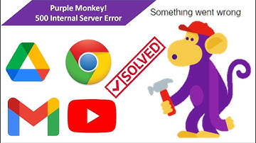 How To Fix 500 Internal Server Error Something Went Wrong Purple Monkey Error (Down & Outage)