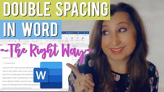 Famous Double Space in Word - The Right Way! Wealth