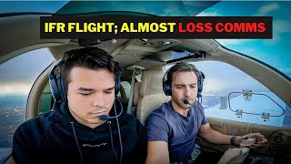 First IFR Flight In Bonanza | *LOSS COMMS* (new autopilot)