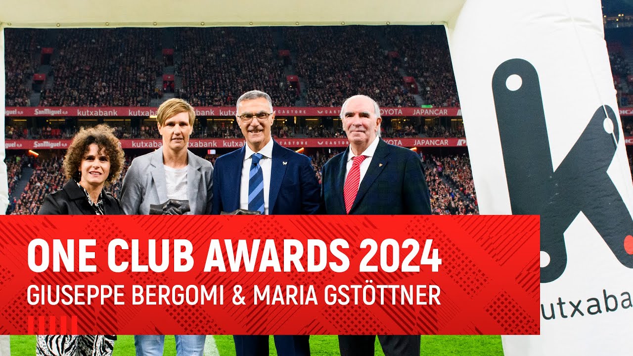 Giuseppe Bergomi & Maria Gstöttner – One-Club Awards 2024 I Athletic Club vs Real Madrid
