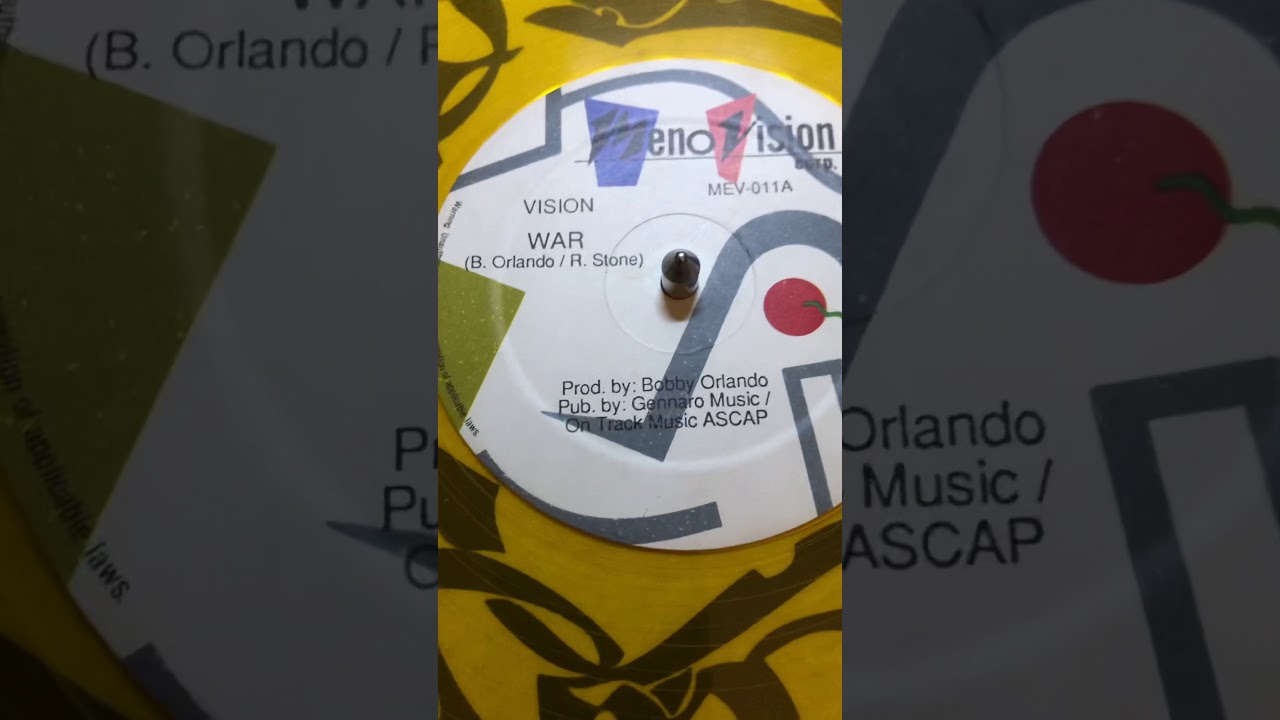 Vision. WAR.  Amazing rap and beats Bobby  Orlando  On meno vision records