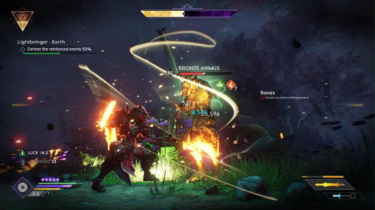 Godfall: Challenger Edition - Struggle against the Darkness trophy (Solo)