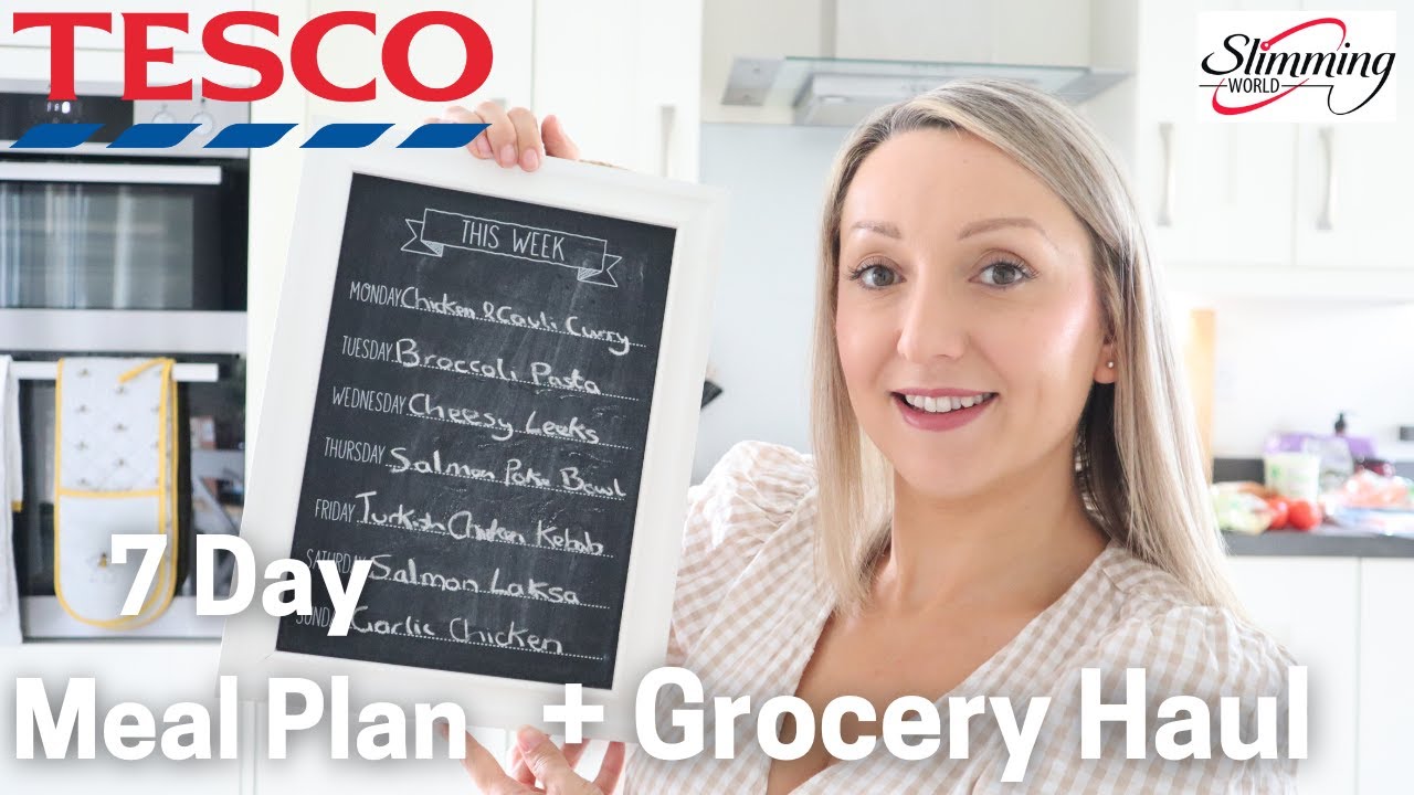 Grocery Haul & 7 Day Meal Plan - Healthy / Slimming World Meal Idea / Feed the Family
