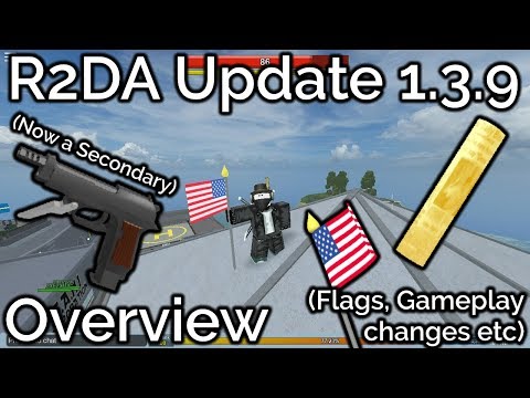 R2da Update 1 3 9 Overview Flag Golden Newspaper M93r Now Secondary Youtube - roblox r2da newspaper review