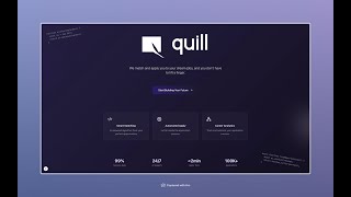 Quill Demo ✍️✨