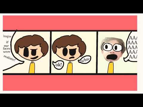 Realistic Face - Comic Realistic Face - Comic