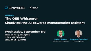 The OEE Whisperer: Simply ask the AI-powered manufacturing assistant