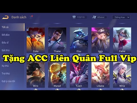 Video Tặng ACC Liên Quân Trắng Thông Tin Mới Nhất - Tặng... - youtube