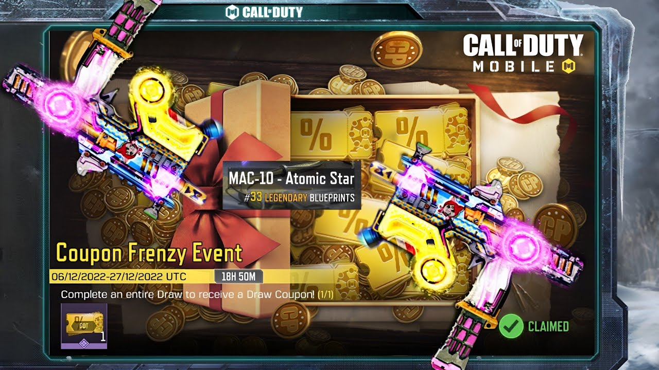 Using My Lucky Draw *Discount Coupon* to buy *Legendary* Mac-10 | Crossover Draw | 