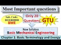 Ch. 1: BME, IMP questions, MOST IMP, BE01R00081, #gtu #bme #important #most #paper #exampaper #exam