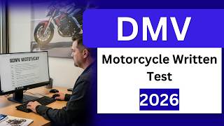 Full Pass the DMV Motorcycle Written Test 2026 | 25 Questions Explained Update