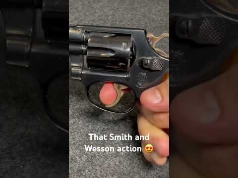 Love that Smith and Wesson revolver action!