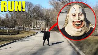 If you see this Creepy Lady blocking the Road.. Drive Away FAST!! (She is really bad!!)