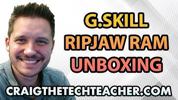 G.Skill Ripjaw X Series RAM (8 GB) F3-12800CL9D-8GBXL Unboxing