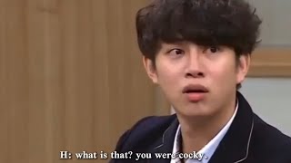 Collection Heechul Defending Leeteuk Against Hodong