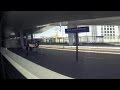 Moscow — Nice train, part 5, Wien hauptbahnhof arriving