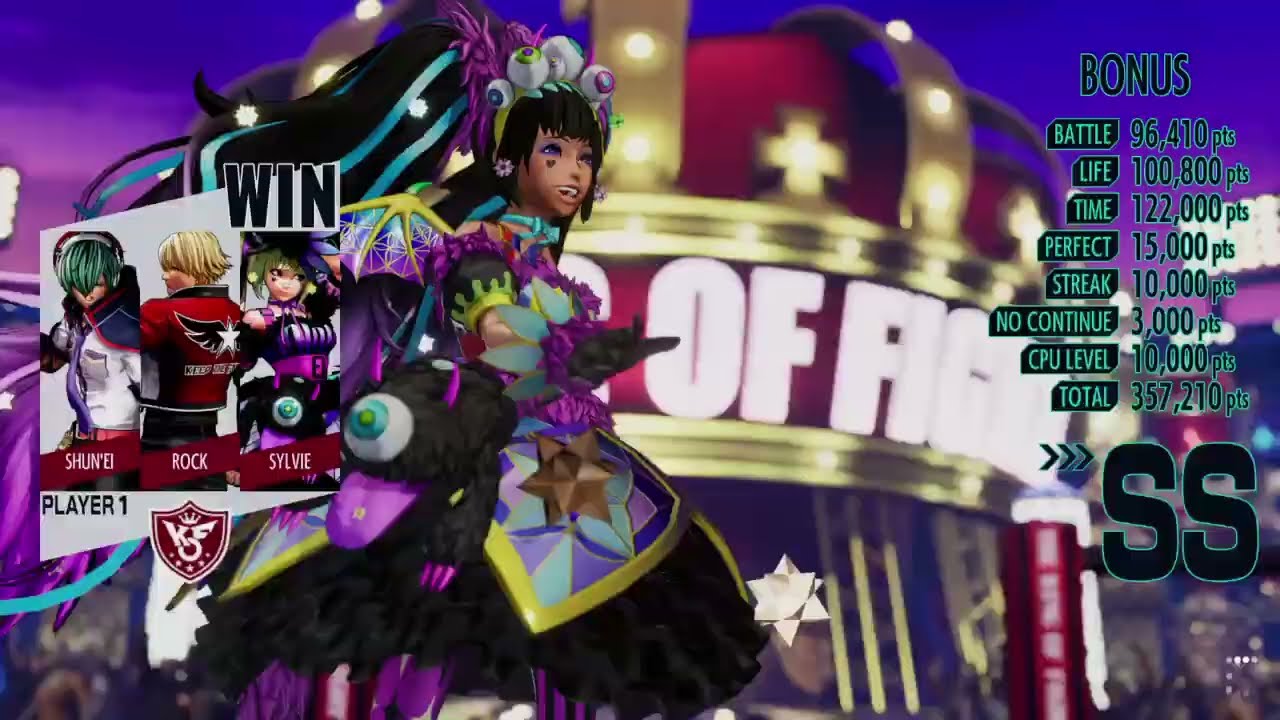 KOF XV (Arcade Mode) LVL 5 Hardest Difficulty