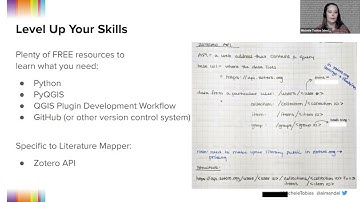 FOSS4G 2021 - QGIS Plugin Development Is Not Scary: Lessons Learned from Literature Mapper