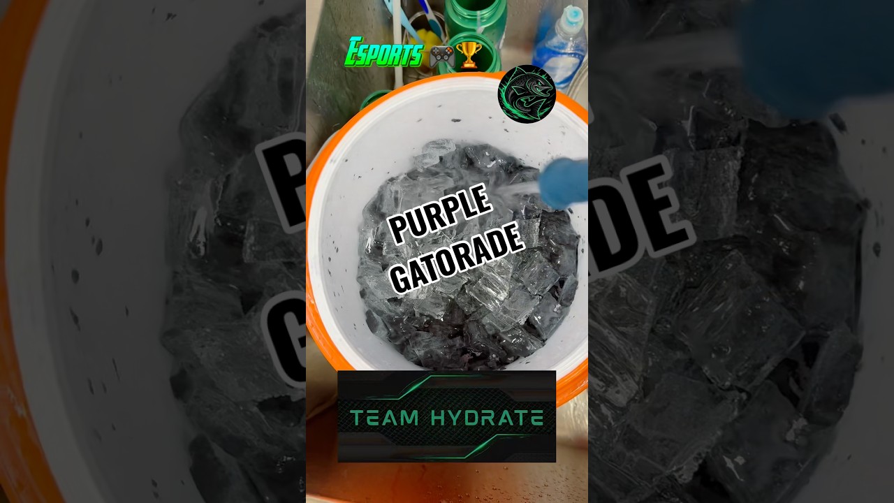Does esports need gatorade? 🎮 #gatorade #football #sports