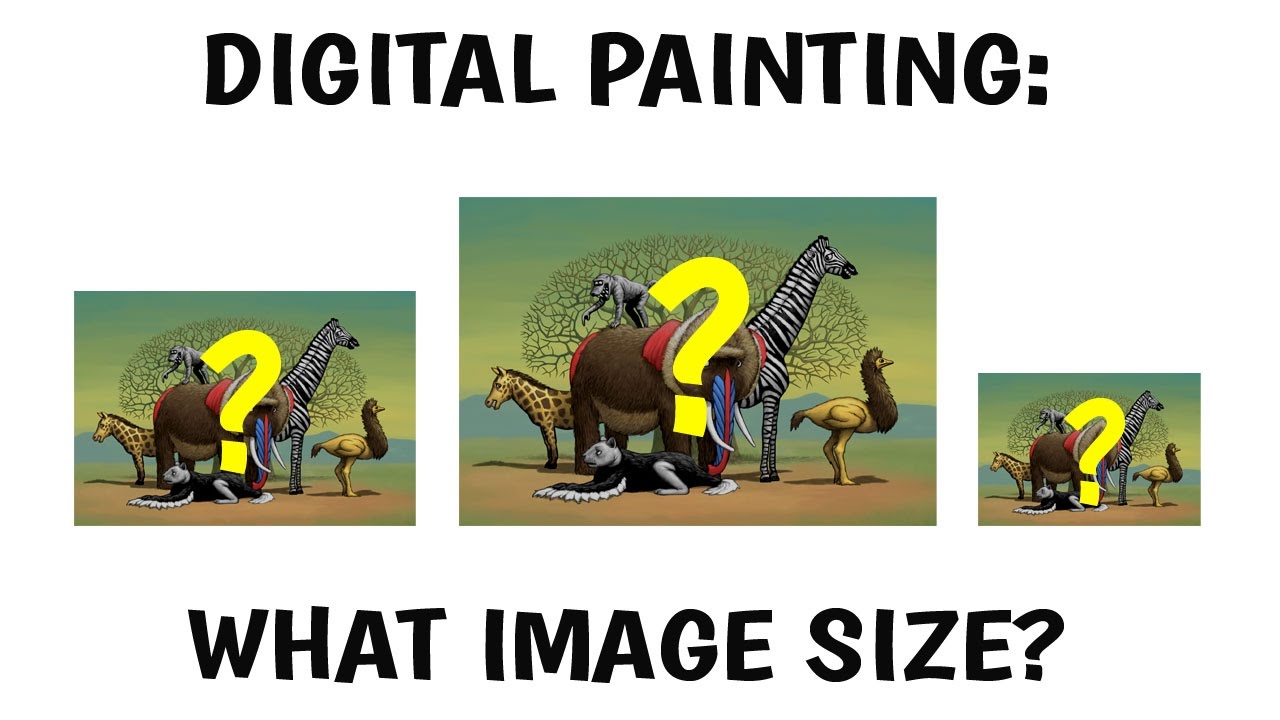 Digital Painting: What Canvas Size Should I Use? - YouTube