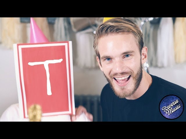 PewDiePie - Congratulations, but it's reversed