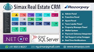 Simax Real Estate CRM in Dot Net Core