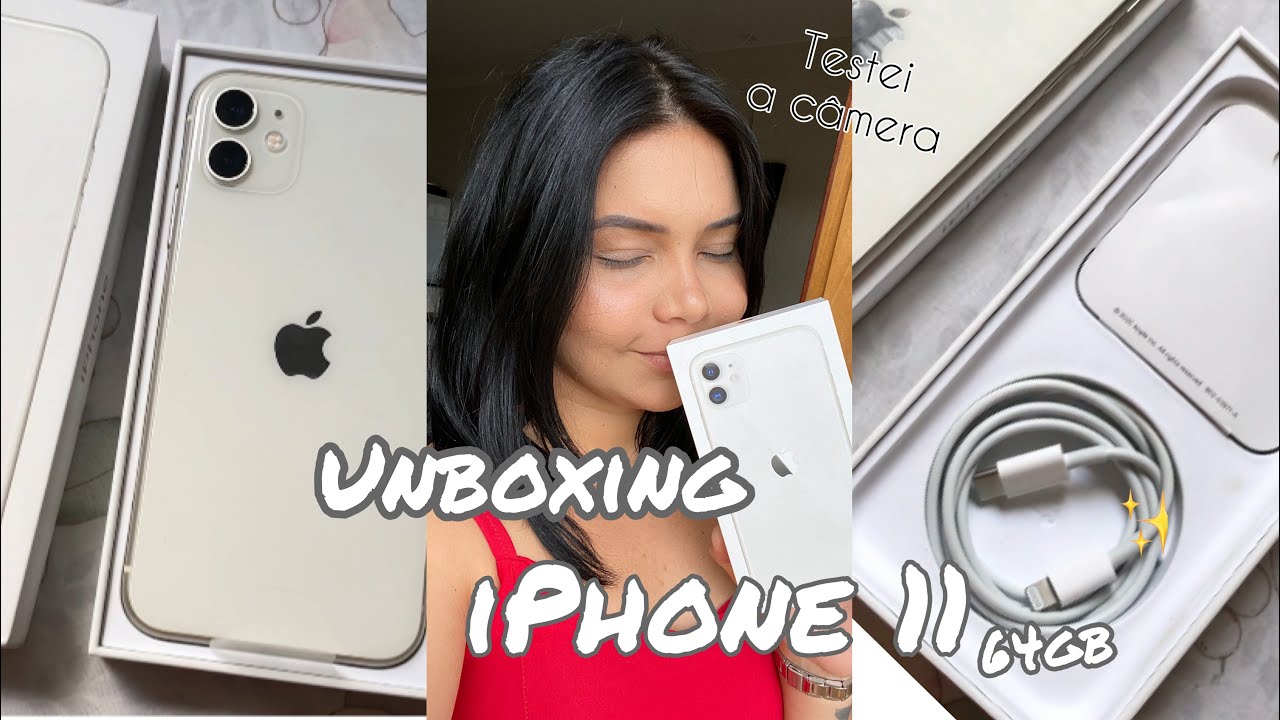 MEU CELULAR NOVO | iPhone 11 - unboxing, tour, preço e abrindo ele ✨