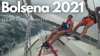 Bolsena 2021, sailing Laser II Regatta