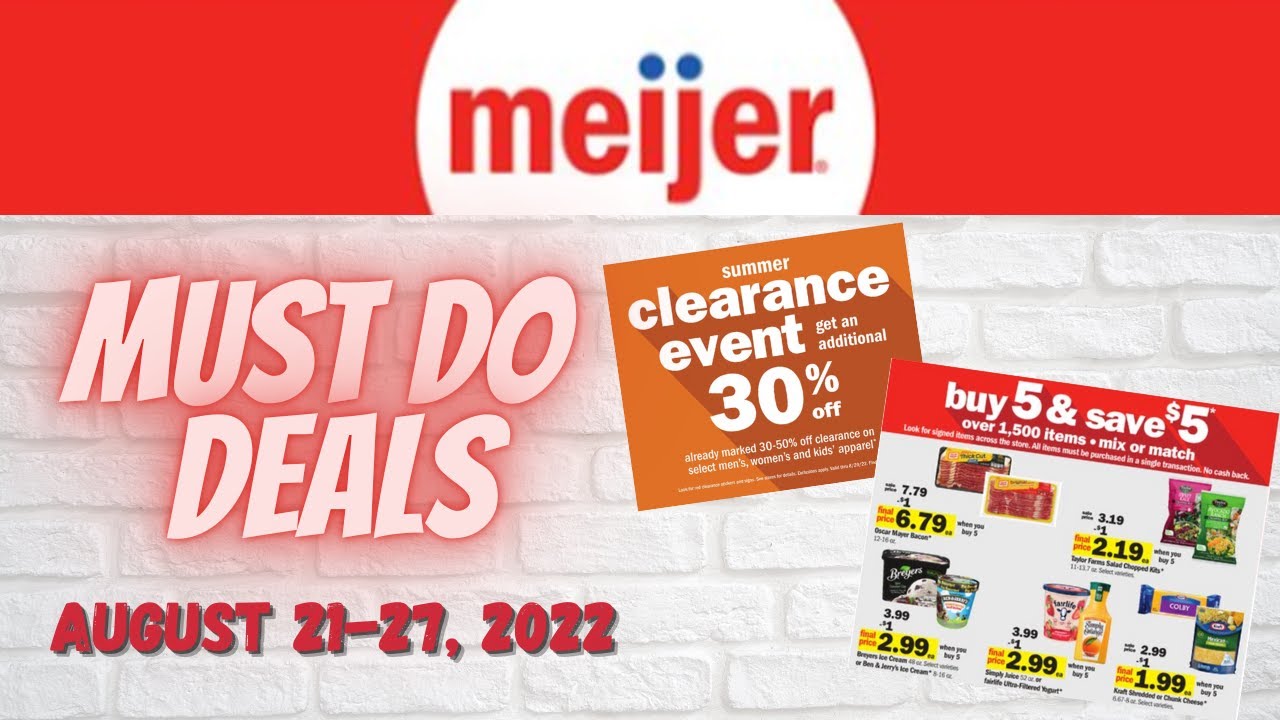 *BUY 5, SAVE 5* Meijer "MUST DO" Deals for 8/218/27 Shoe Sale