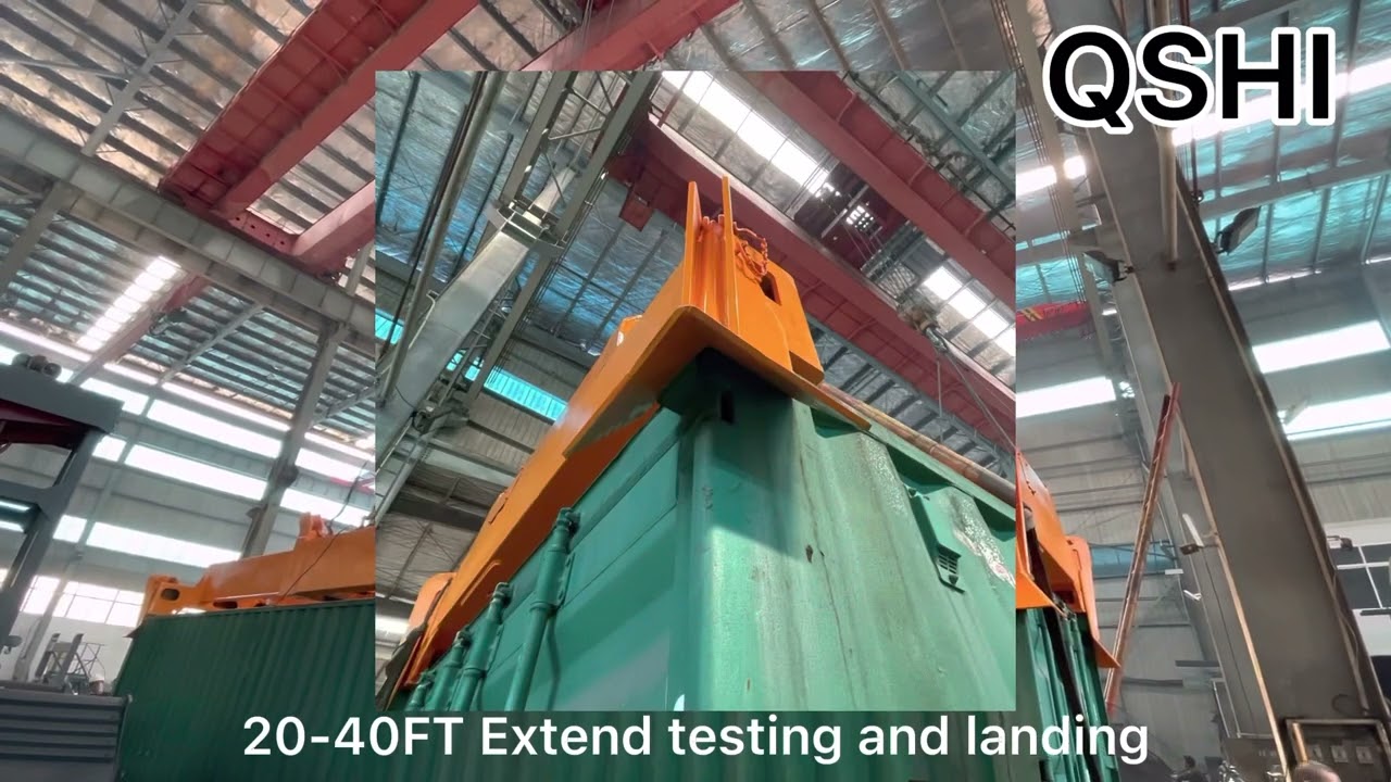 QSHI Fully Electric telescopic Container Spreader